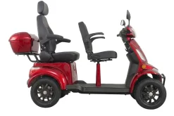 E-Seniorenmobil Vista Quarter-1L, Lithium-Akku, 4-Rad, 60V, 1000 Watt, Komfort-Sitz, Rot