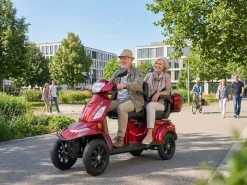 E-Seniorenmobil Vista Quarter-1L, Lithium-Akku, 4-Rad, 60V, 1000 Watt, Komfort-Sitz, Rot