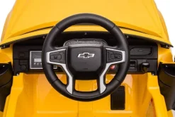 ES-Toys Kinder Elektroauto Chevrolet Tahoe EVA-Reifen Kunstledersitz Stoßdämpfer gelb