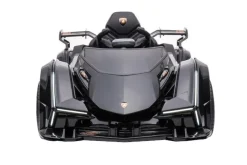 ES-Toys Kinder Elektroauto Lamborghini V12 Vision Gran Turismo Fernbedienung MP3 schwarz