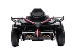 ES-Toys Kinder Elektroauto Lamborghini V12 Vision Gran Turismo Fernbedienung MP3 schwarz