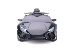 ES-Toys Kinder Elektroauto Lamborghini Huracan EVA-Reifen Scheinwerfer Bluetooth schwarz