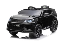 ES-Toys Kinder Elektroauto Land Rover Discovery 5 EVA-Reifen Bluetooth Musik MP3 schwarz