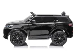ES-Toys Kinder Elektroauto Land Rover Discovery 5 EVA-Reifen Bluetooth Musik MP3 schwarz