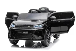 ES-Toys Kinder Elektroauto Land Rover Discovery 5 EVA-Reifen Bluetooth Musik MP3 schwarz