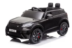 ES-Toys Kinder Elektroauto Range Rover Velar EVA-Reifen Stoßdämpfer Scheinwerfer schwarz