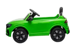 ES-Toys Kinder Elektrofahrzeug Audi RS Q8 lizenziert Kunstledersitz EVA-Reifen grün