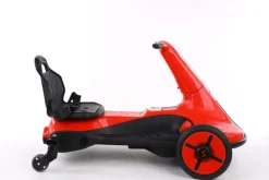 ES-Toys Kinder Elektro-Fahrzeug Drift Cart Gokart, Bluetooth Rückwärtsgang Hupe rot