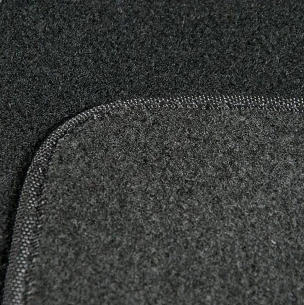 etm Autofußmatte | Silverstone | 4teiliges Set | Schwarz