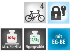 Eufab AMBER IV Heckträger für Anhängerkupplung