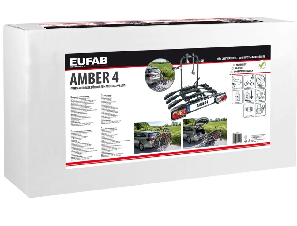 Eufab AMBER IV Heckträger für Anhängerkupplung