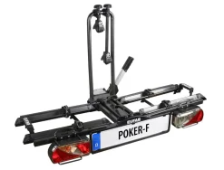 Eufab Fahrradträger POKER-F für 2 Fahrräder Fahrradheckträger für Anhängerkupplung