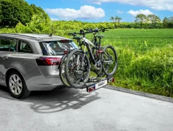 Eufab Fahrradträger POKER-F für 2 Fahrräder Fahrradheckträger für Anhängerkupplung