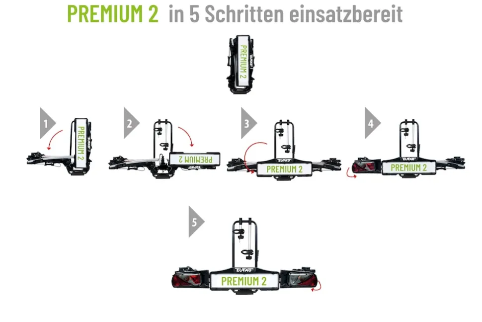 Eufab PREMIUM II Heckträger für Anhängerkupplung