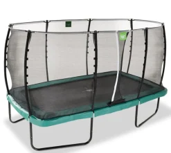 EXIT Allure Classic Trampolin 244x427cm - grün