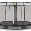 EXIT Allure Premium Bodentrampolin ø366cm - schwarz