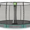 EXIT Allure Premium Bodentrampolin ø366cm - grün