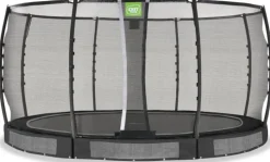 EXIT Allure Premium Bodentrampolin ø427cm - schwarz