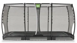 EXIT Allure Premium Bodentrampolin 244x427cm - schwarz