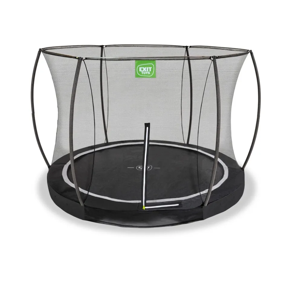 EXIT Black Edition Bodentrampolin ø244cm - schwarz