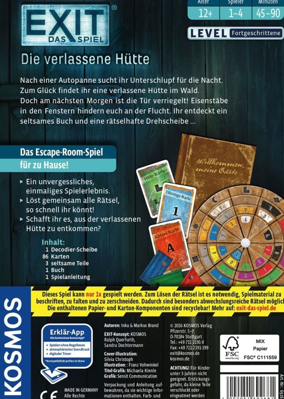 EXIT - Das Spiel: Die verlassene Hütte