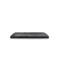 EXIT Dynamic ebenerdiges sports Trampolin 244x427cm - schwarz