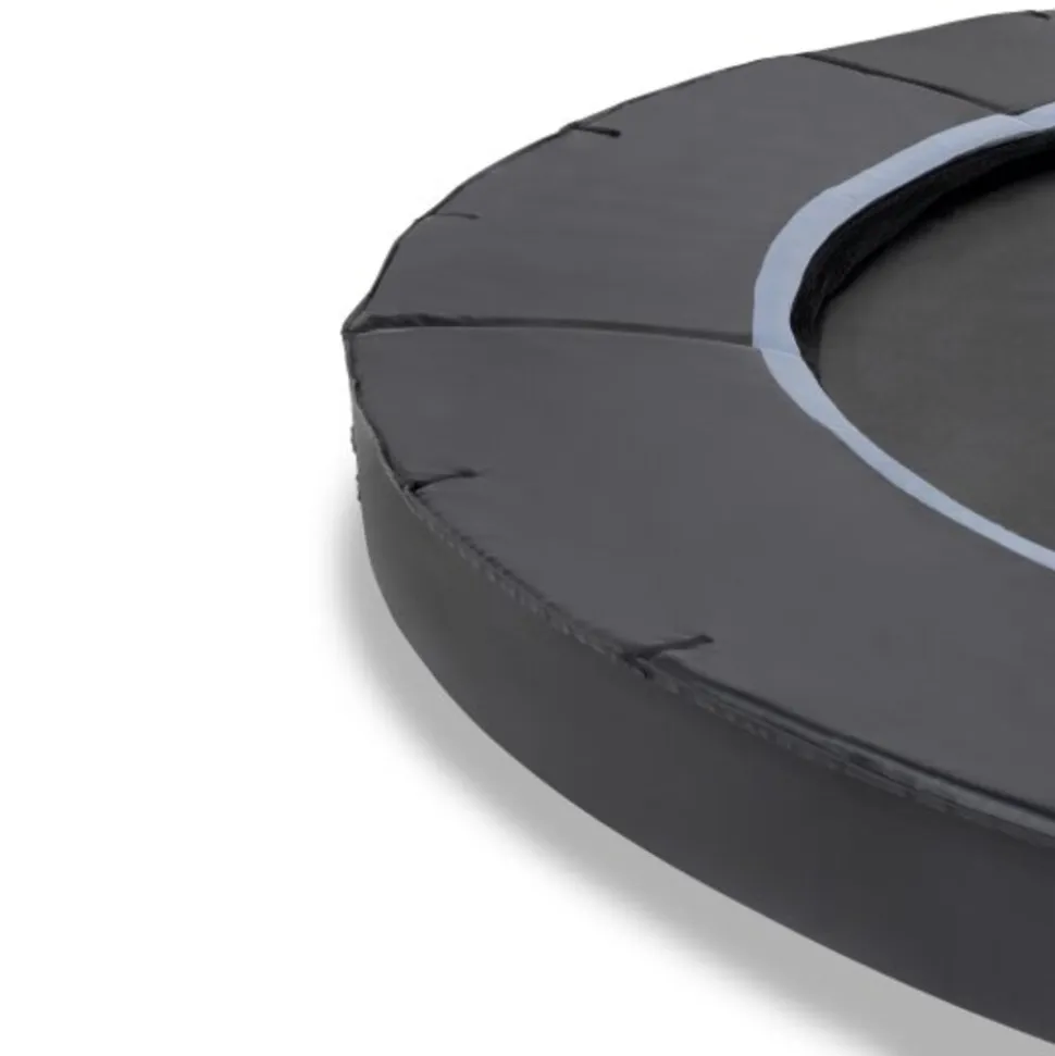 EXIT Dynamic GroundLevel ø366cm, schwarz + FreeZone Safety Edge