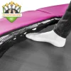 EXIT Silhouette Bodentrampolin ø305cm mit Sicherheitsnetz - rosa