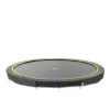 EXIT Silhouette sports Bodentrampolin ø366cm - schwarz