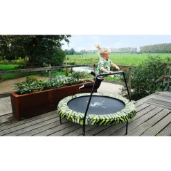 EXIT Tiggy Junior Trampoline ø140cm Lime + Griffstange