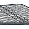 Fahrradkorb XXL, für Gepäckträger, engmaschig Wadengitter, feste Montage, inkl.Befestigungsmaterial, schwarz
