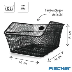 FISCHER Gepäckträgerkorb »School« 25kg