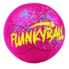 Flunkyball Ball 15cm pink gelb Outdoor Spielball Freizeit Spiel Zubehör Festival