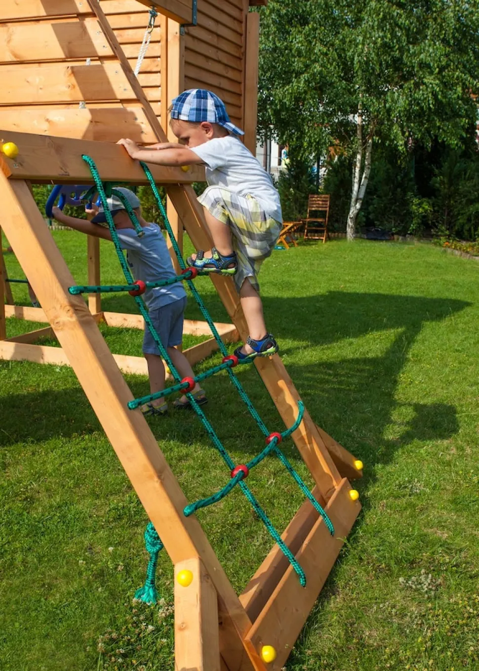 FUNGOO Spielturm Klettergerüst FORTRESS Spider+