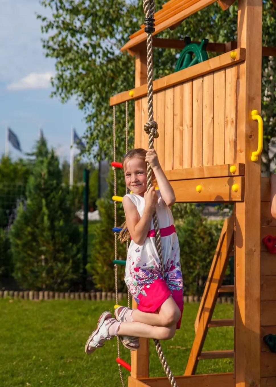 FUNGOO Spielturm Klettergerüst FORTRESS Spider+