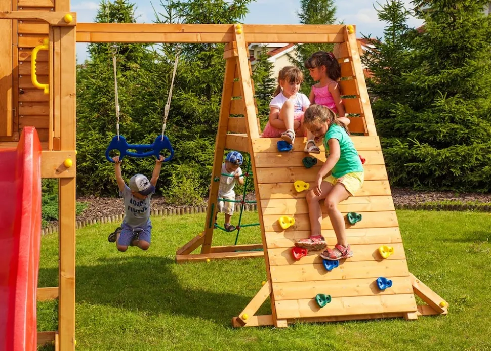 FUNGOO Spielturm Klettergerüst FORTRESS Spider+