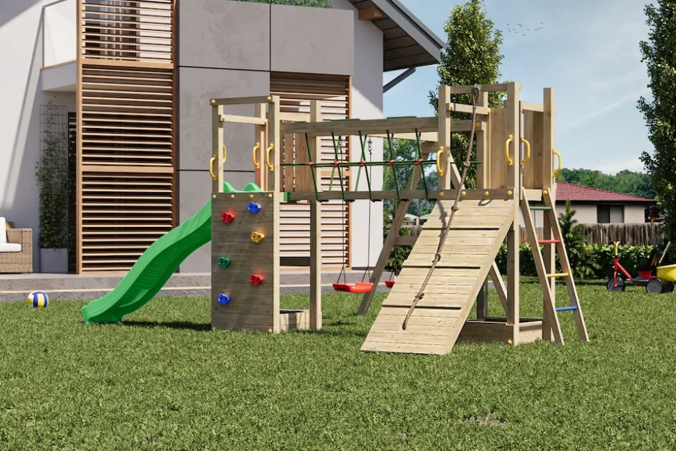 FUNGOO Spielturm Klettergerüst Maxi Funny Exposure