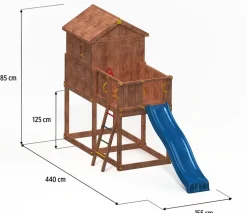 FUNGOO Spielturm Klettergerüst My_HOUSE in versch. Ausführungen