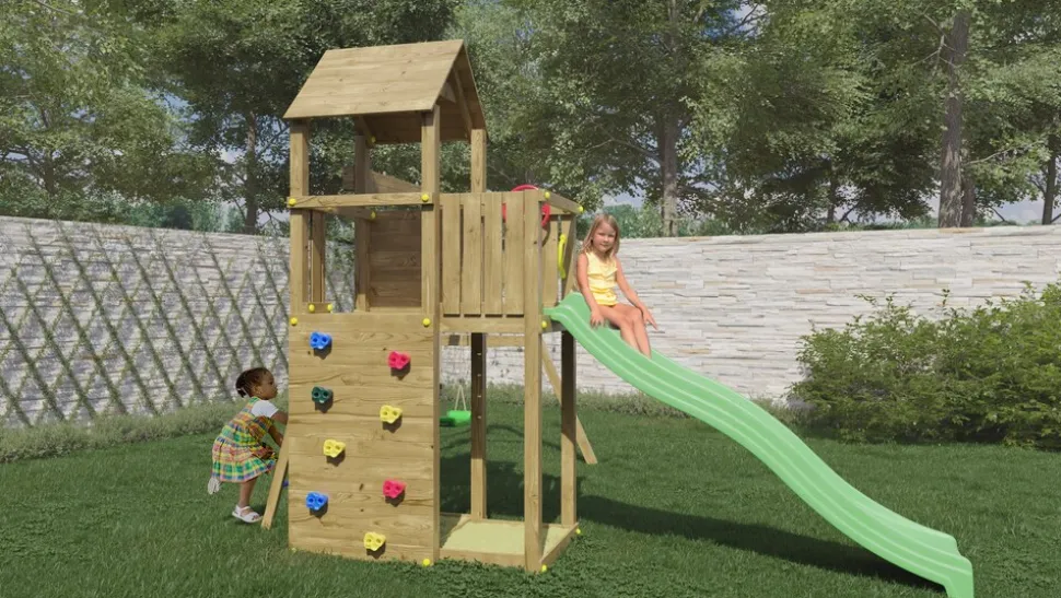 FUNGOO Spielturm Klettergerüst Boomer3 KDI