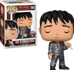 Funko Pop - Elvis Presley 1968 Comeback Special Diamond Glitter