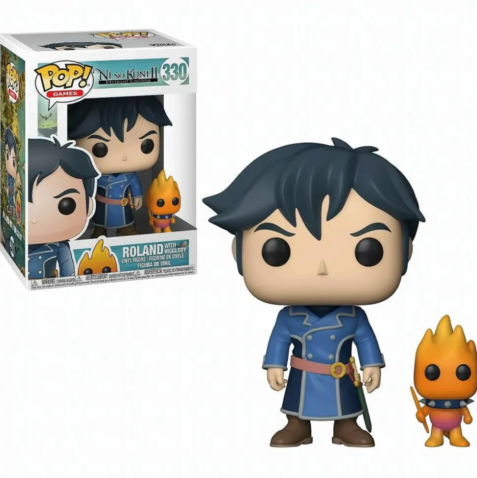 Funko Pop - Ni No Kuni 2 - Roland mit Higgledy 9cm