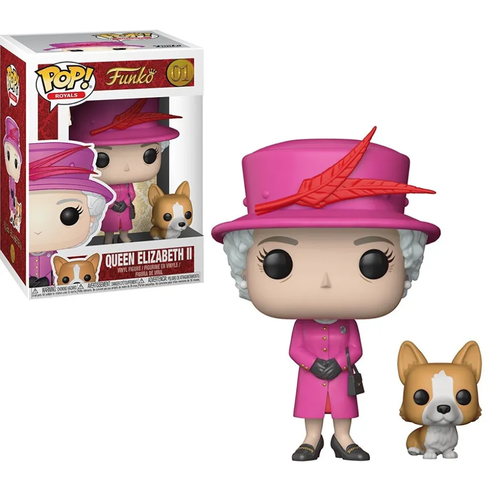 Funko Pop - Royals - Queen Elizabeth II mit Corgi