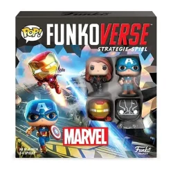 Funko - Strategie-Spiel - Funkoverse Marvel + Erweiterung Brettspiel Superhelden Avengers