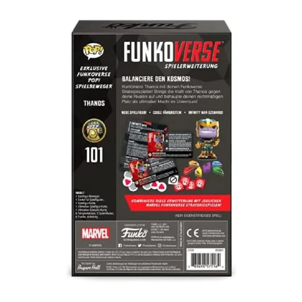 Funko - Strategie-Spiel - Funkoverse Marvel + Erweiterung Brettspiel Superhelden Avengers