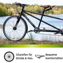 Galano Berlin 700c Tandem Fahrrad Cityrad Trekkingrad 28 Zoll Touring Bike 21 Gänge