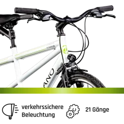 Galano Berlin 700c Tandem Fahrrad Cityrad Trekkingrad 28 Zoll Touring Bike 21 Gänge