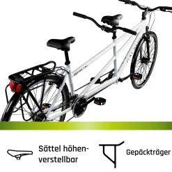 Galano Berlin 700c Tandem Fahrrad Cityrad Trekkingrad 28 Zoll Touring Bike 21 Gänge