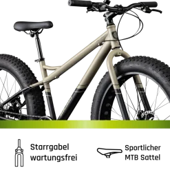 Galano Fatman 4.0 Fatbike 26 Zoll für Herren und Damen ab 155 cm Fahrrad Mountainbike Hardtail 7 Gang MTB