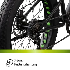 Galano Fatman 4.0 Jugendfahrrad ab 8 Jahre Jungen Mädchen 130 - 145 cm 24 Zoll Kinder Fahrrad Fatbike Mountainbike MTB Hardtail