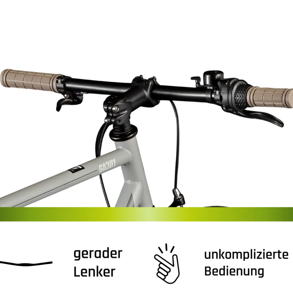 Galano GA301 Fitnessrad 28 Zoll 700c City Bike Stahlrahmen 3 Gang Nexus Rücktritt Fahrrad Urban Bike